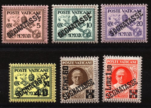 Vaticano 1931 segnatasse - vaticano,