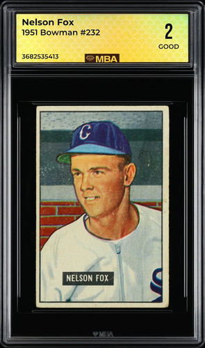 1951 bowman nelson fox - bowman,