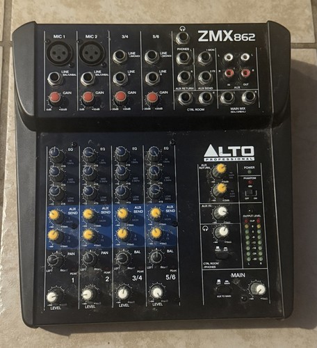 Mixer alto zmx862 - mixer,