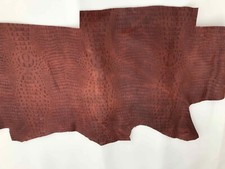 Scampolo pelle vegetale brandy