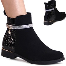 Stivaletti In Velluto Da Donna Con Glitter Trendy