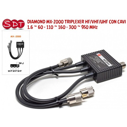 Diamond 2000 triplexer - mx-2000,