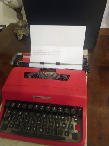 Macchina scrivere vintage - scrivere,
