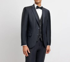 Izac Giacca Tuta Cerimonia Blu