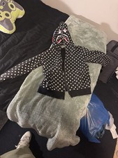 Felpa con cappuccio zip intera