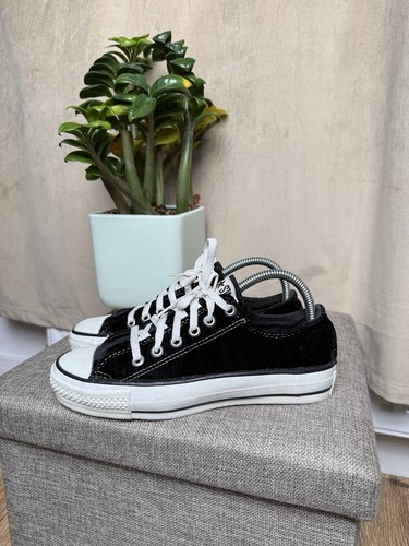 Vintage converse nere velluto - nere,