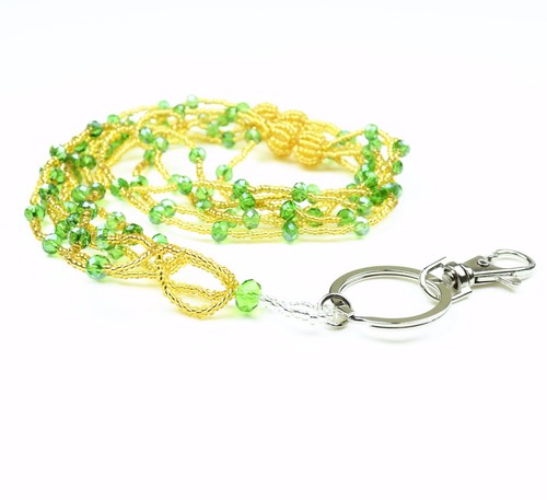 Collana cristallo perline semi - collana,