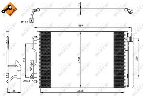 Condensatore climatizzatore - condensatore,