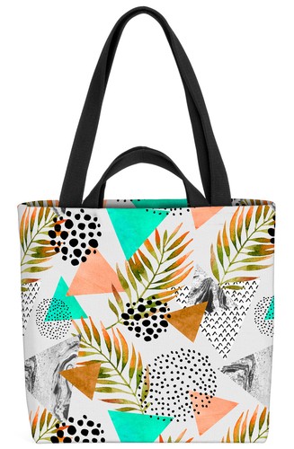 Borsa vintage palme pois