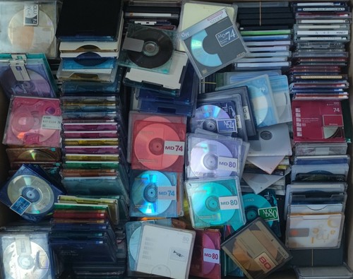 Lot minidiscs différents - lot,