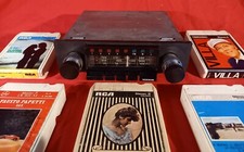 Autoradio VOXSON boccanera radio FM stereo +lettore stereo 8 +cassette. Funziona