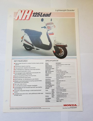 Scheda tecnica vendita - , moto