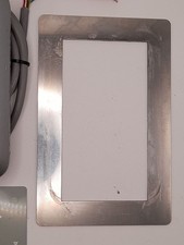 Cornice in acciaio inox Legrand per lettore RFID domotica My Home