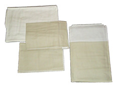 SET PIUMONE KING CALLIGARIS OGGETTI VIVENTI ITALIANI DOPPIO INVERNALE ECRÙ/BEIGE (4P)