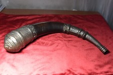 Antico Corno Porta Polvere