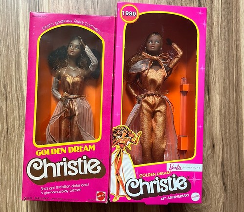 Mattel golden dream christie - golden,