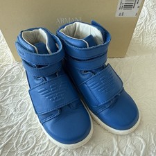 ARMANI JUNIOR Blue Leather