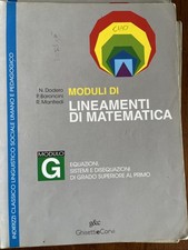 Moduli lineamenti di - moduli,