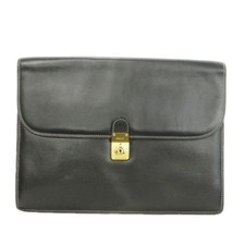 BALLY Valigetta in pelle nera dal Giappone