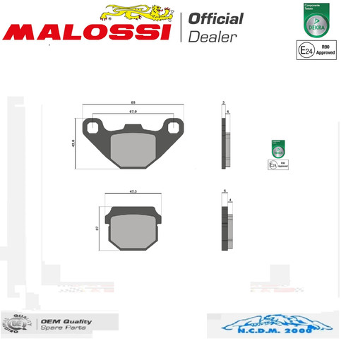Pastiglie anteriore malossi - pastiglie,