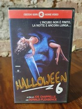 VHS HALLOWEEN 6 (Cecchi Gori 96) 1° ediz horror Chappelle Carpenter RARA!