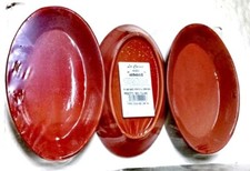 Set 3 Pezzi Ovalini Tegami