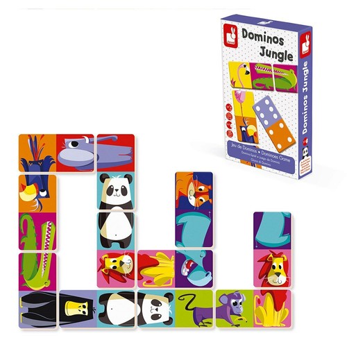 Jungle dominoes game janod - jungle, di