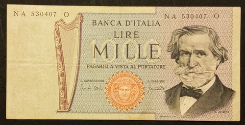 1000 lire 1969 - 1000, /