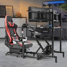 Marada Cockpit Racing Con Supporto TV e Sedile Per Logitech G29 G920 G923 GPRO