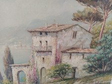 dipinto Roberto Marcello Iras Baldessari olio su tela olio su tela grande 65 85 