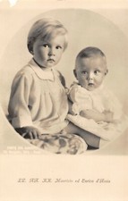 R494) LE LORO ALTEZZE REALI MAURIZIO ED ENRICO D'ASSIA