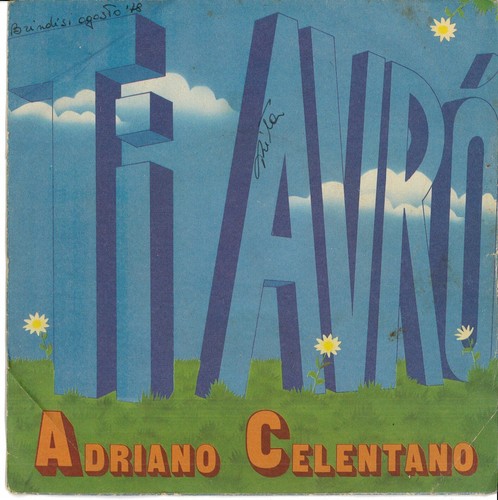 Adriano celentano avro - adriano, /