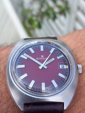 Orologio Edox degli Anni 60 Revisionato