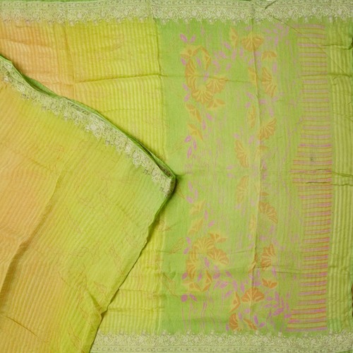 Sari vintage verde - sari, seta