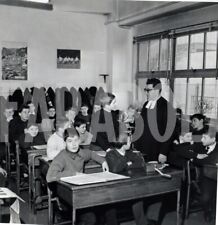 Foto vintage Milano, 9 febbraio 1952, Istituto Gonzaga. stampa 24x18