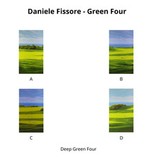 Daniele Fissore - Deep Green Four - 44,3x78 cm, costo per singolo esemplare