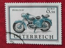 Francobollo Austria Moto