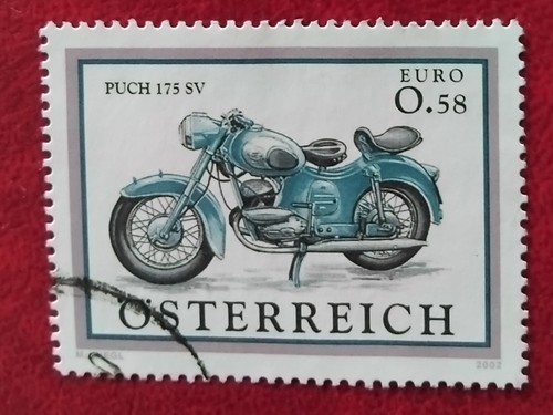 Francobollo austria moto - francobollo,