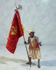 Figura Orientale 25 Cm Bimbo corteo Banda musicale arte Presepiale tamburo