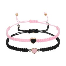 Bracciali abbinati con perline