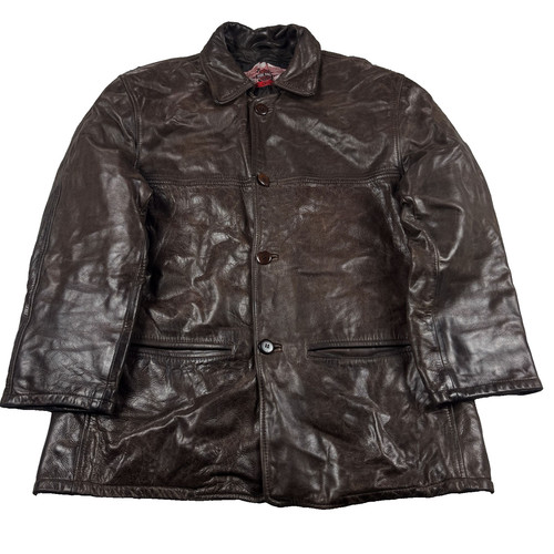 Giacca cappotto pelle - , marrone