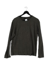 COS T-shirt uomo L grigio 100%