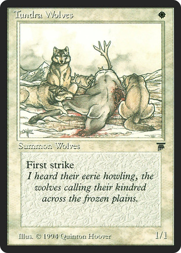 Mtg tundra wolves legends - mtg,