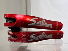 Spiedini mtb vintage rosso salsa 100mm anteriori e 135mm posteriori ribaltabili