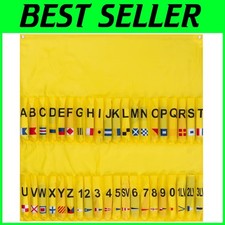 Set Bandiere Nautiche Durevoli 12x18 Pollici con Occhielli - Perfette per Barche e Casa