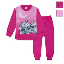 Pigiama per Bambina Disney Lilo e Stitch in Cotone Leggero a maniche lunghe 7074
