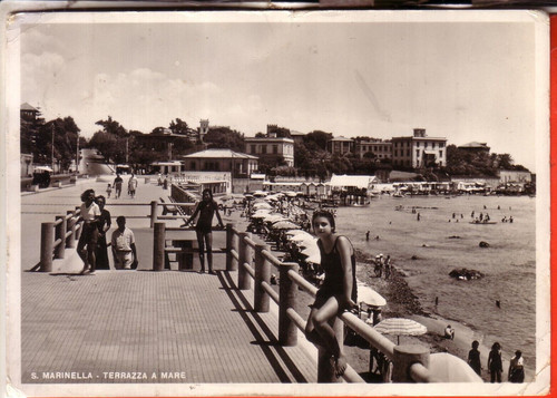 Cartolina santa marinella fg - ,