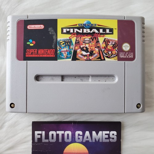 Jeu super pinball pour - pour, snes
