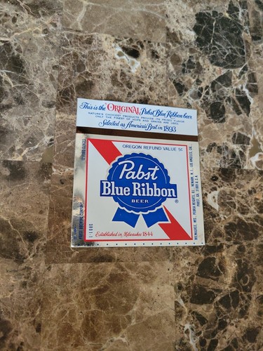 Birra pabst etichetta - birra, 12
