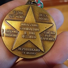 Medaglia Militare Da Collezione Italiana In Bronzo Mm 35 Circa Lotto SC16